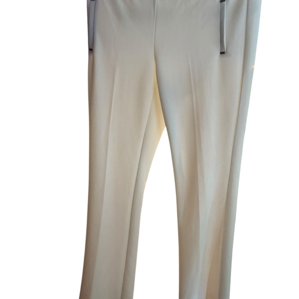 Soho Apparel Cream Classic Trousers
